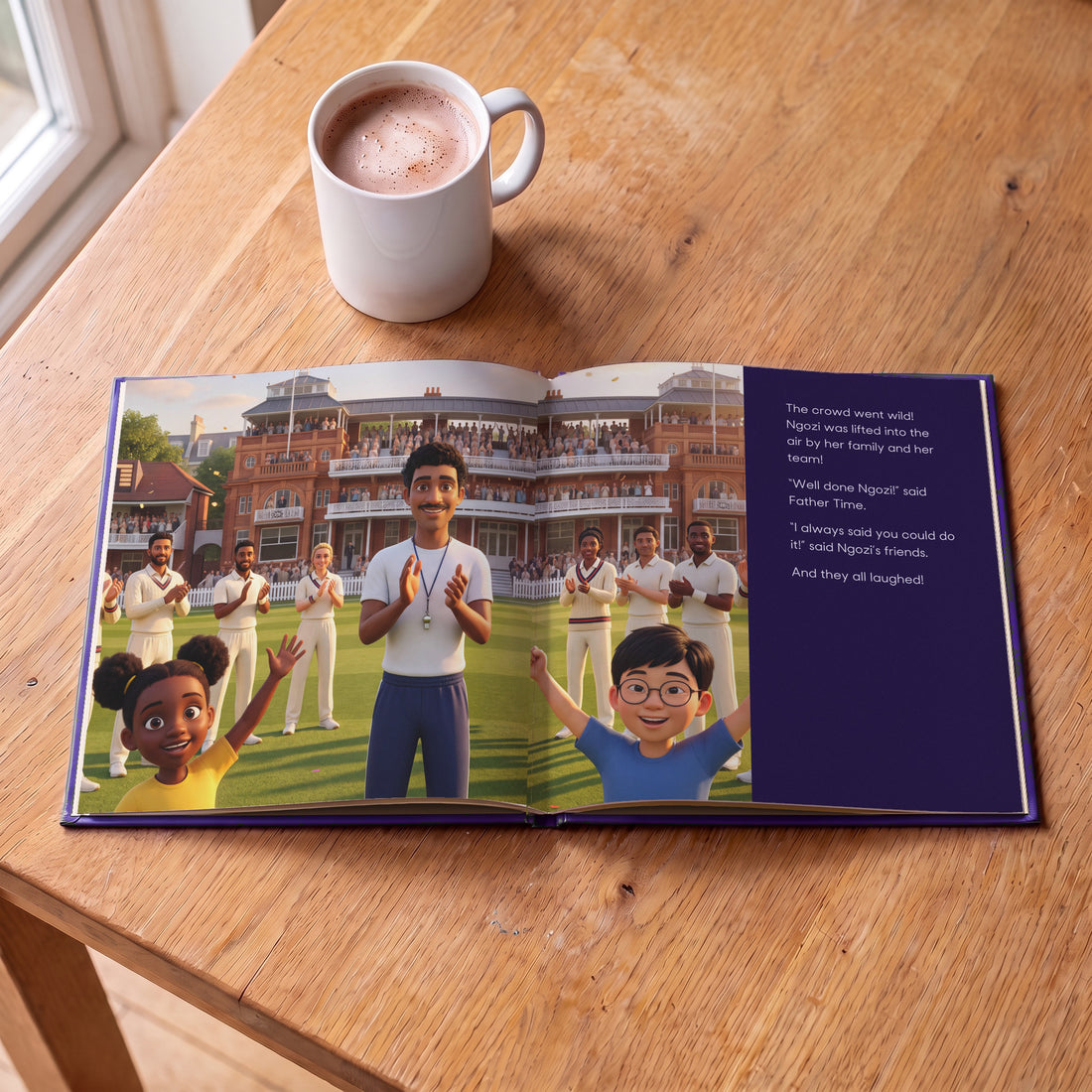 Lord's Personalised Storybook — Shoulder high at Lord's
