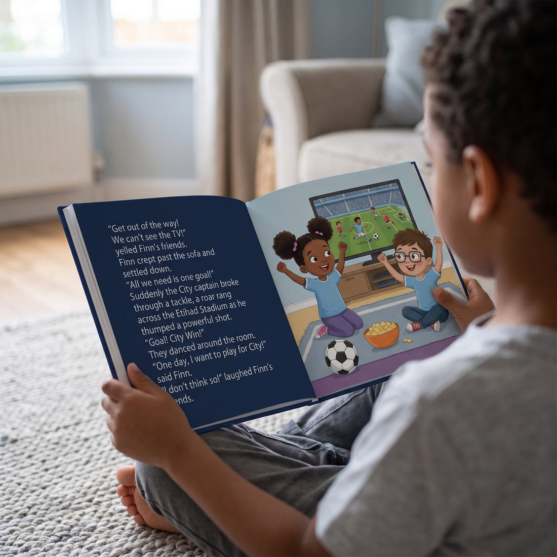 Manchester City FC Personalised Storybook — Where the dream begins