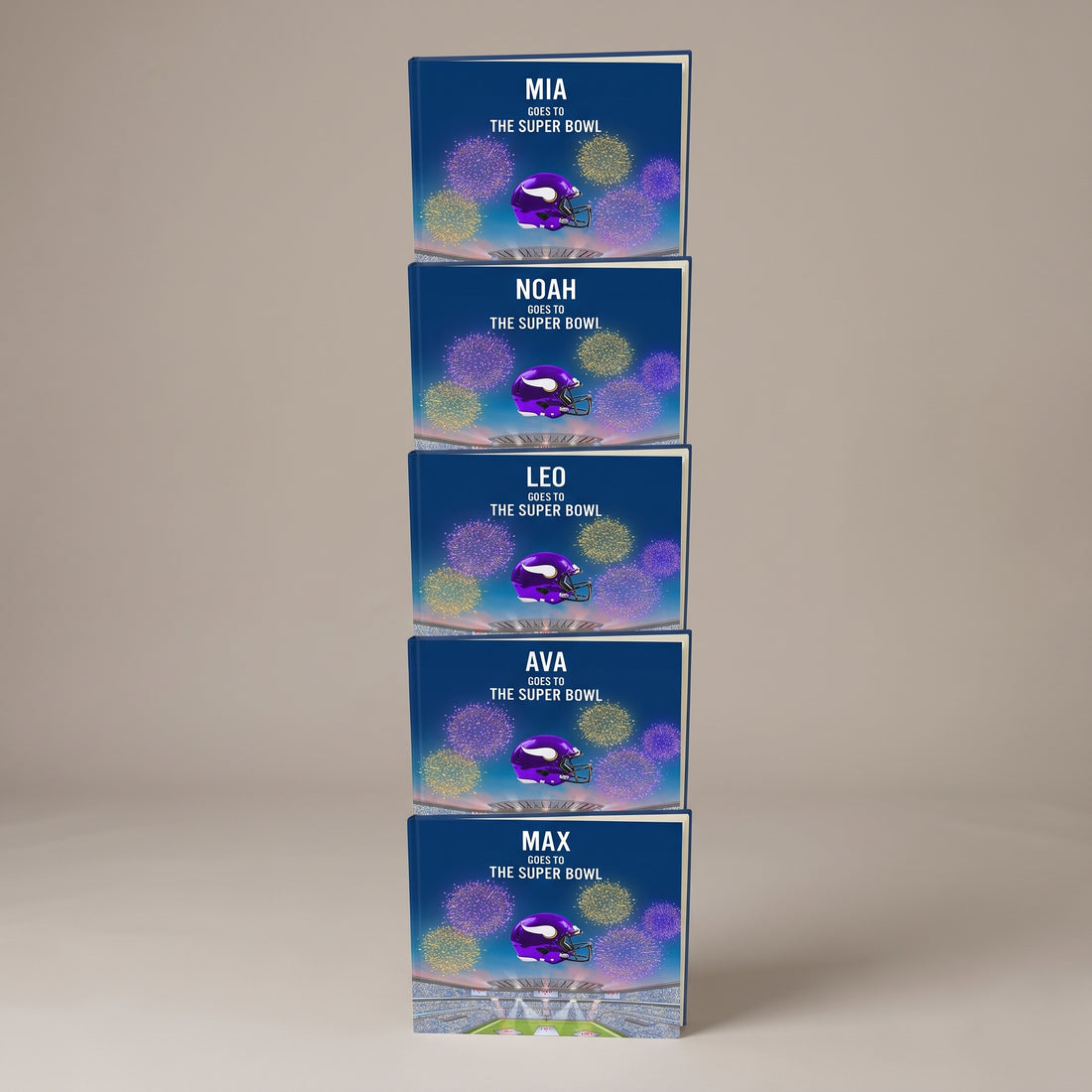 NFL Minnesota Vikings Personalised Storybook — Every name belongs