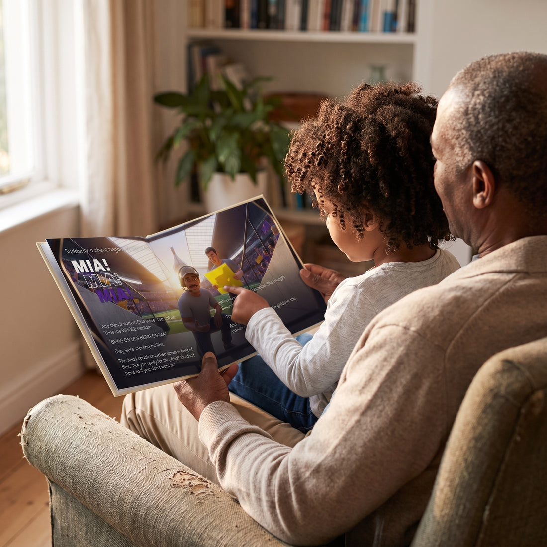 NFL Minnesota Vikings Personalised Storybook — The crowd chants their name