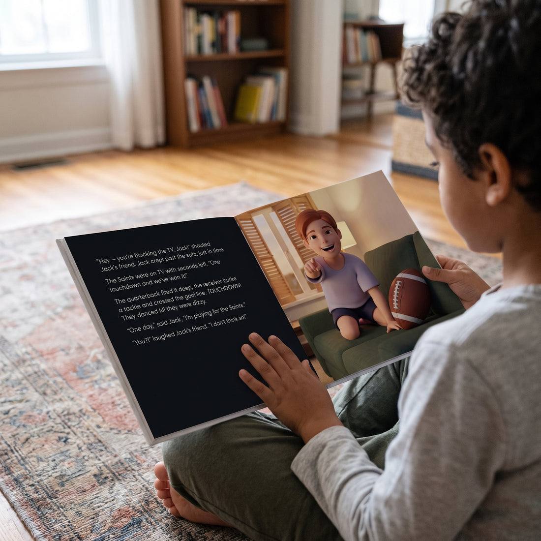 New Orleans Saints Personalised Storybook — Where the dream begins