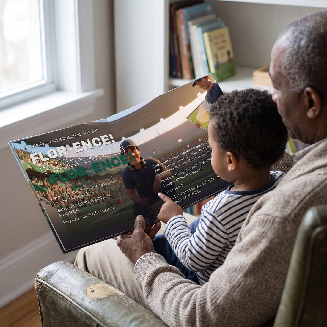 NFL New York Jets Personalised Storybook — The crowd chants their name