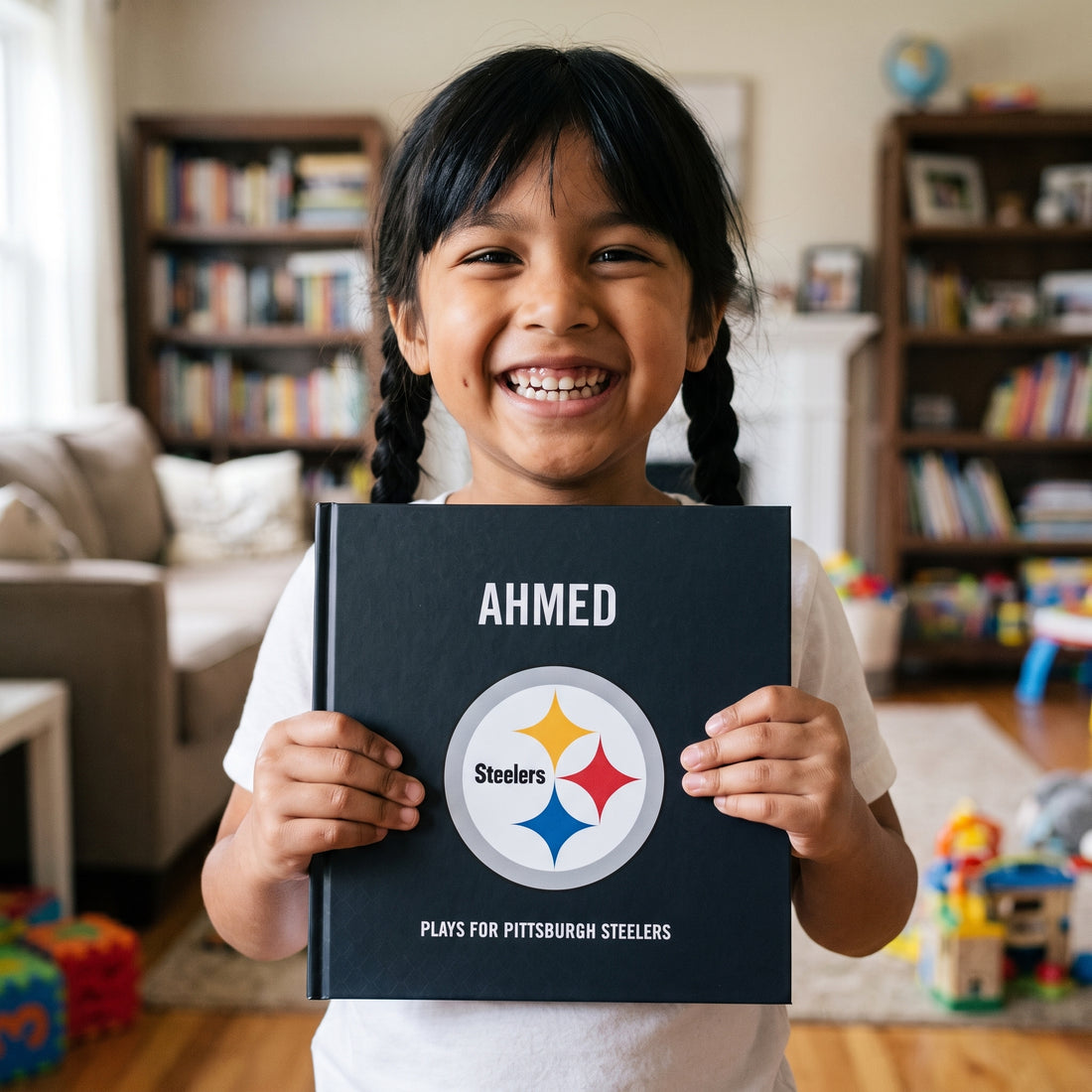 Pittsburgh Steelers Personalised Storybook — Loved at home