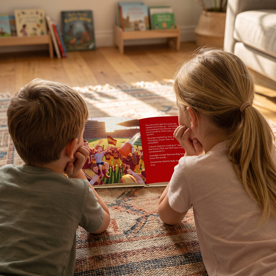 San Francisco 49ers Personalised Storybook — Their game-winner page