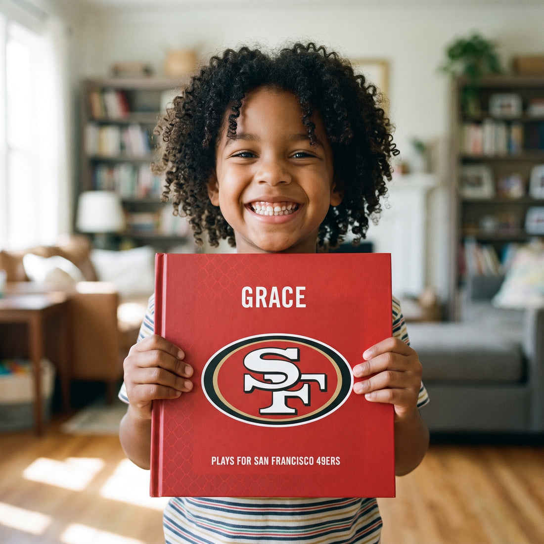 San Francisco 49ers Personalised Storybook — Loved at home