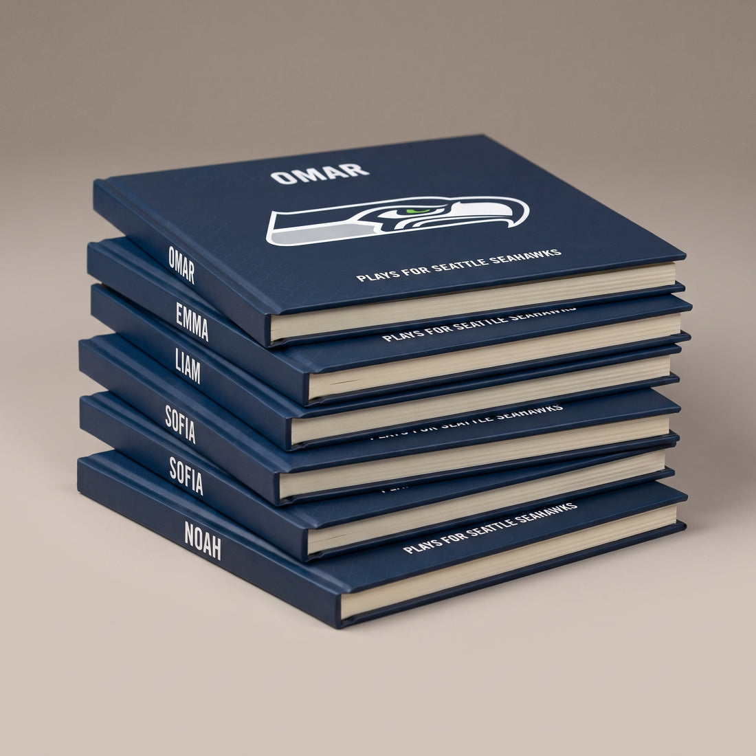 Seattle Seahawks Personalised Storybook — Every name belongs