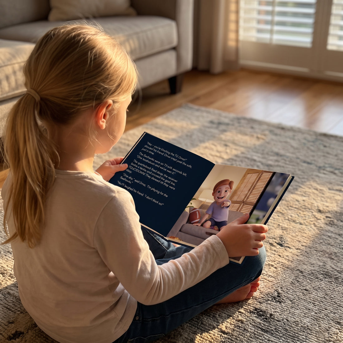 Seattle Seahawks Personalised Storybook — Where the dream begins