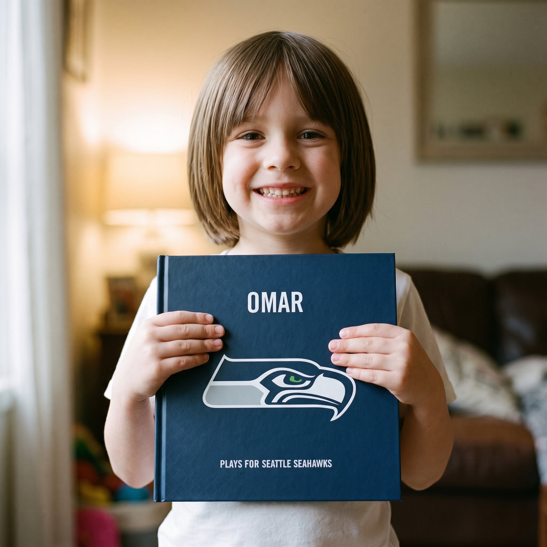 Seattle Seahawks Personalised Storybook — Loved at home
