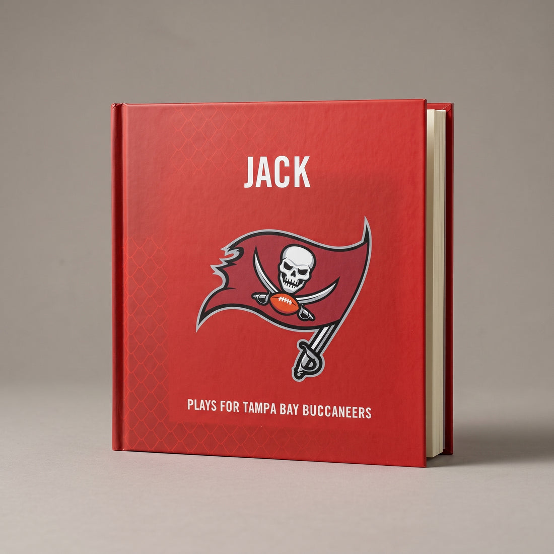 Tampa Bay Buccaneers Personalised Storybook — Front cover