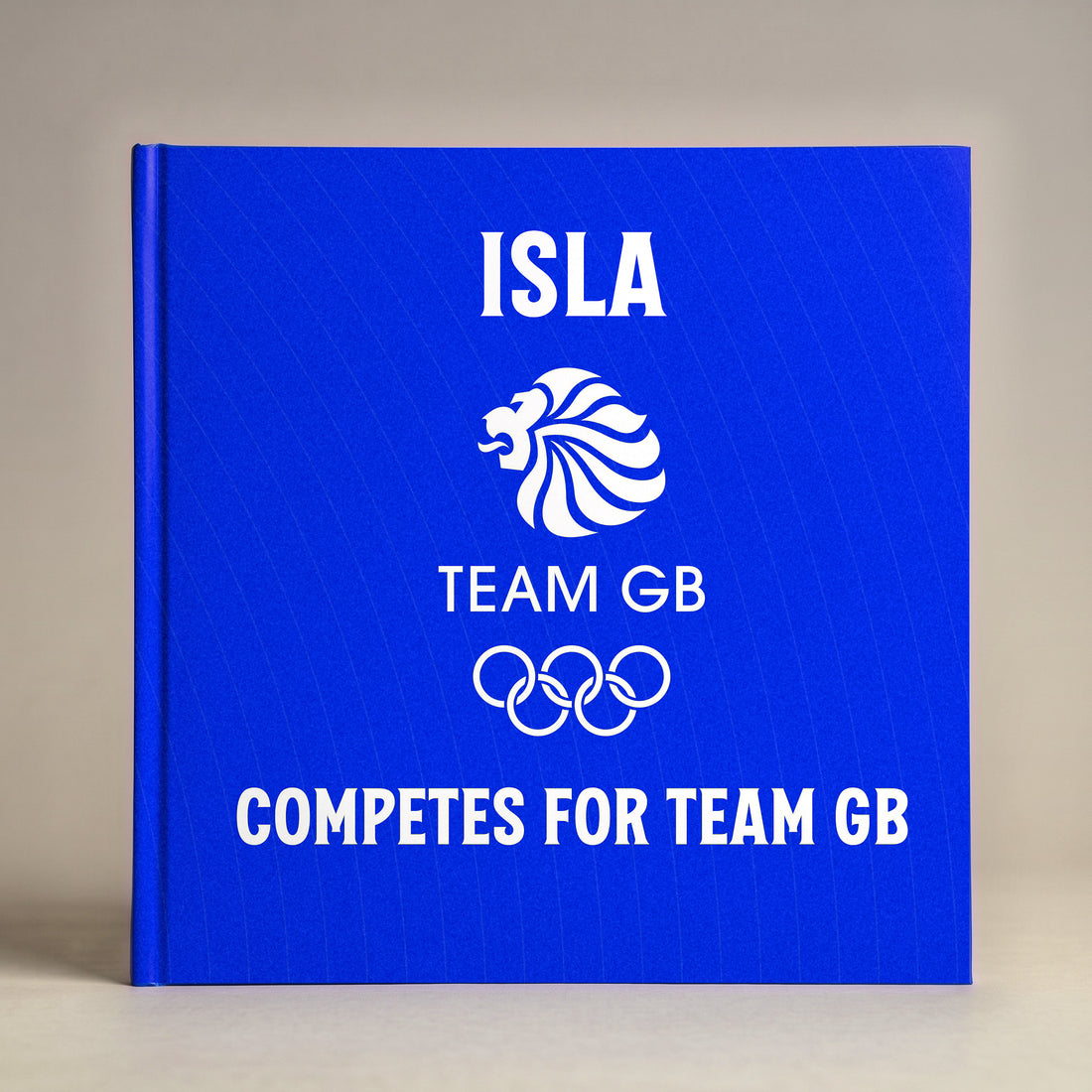 Team GB Personalised Storybook — Front cover