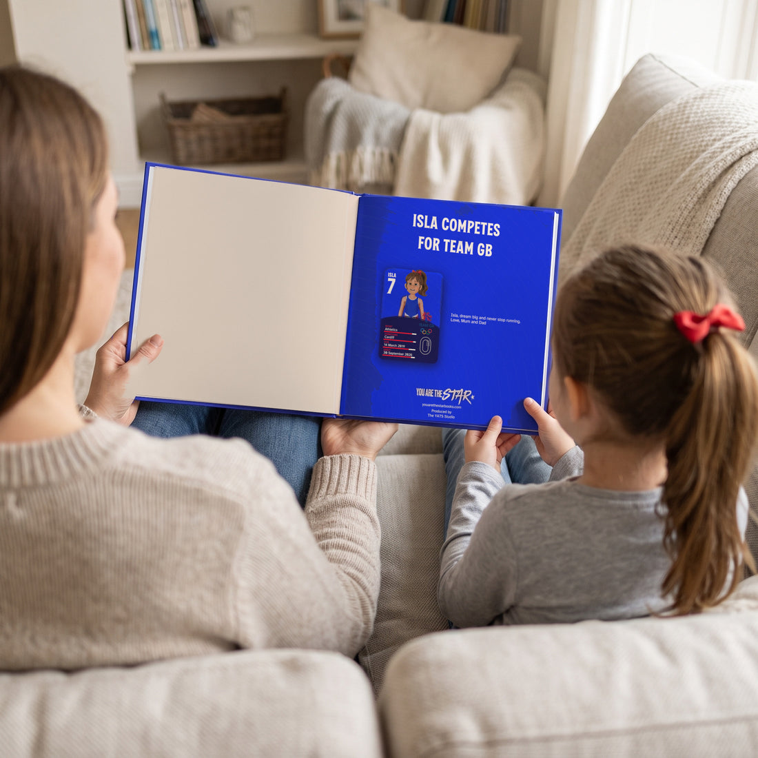 Team GB Personalised Storybook — Reading together