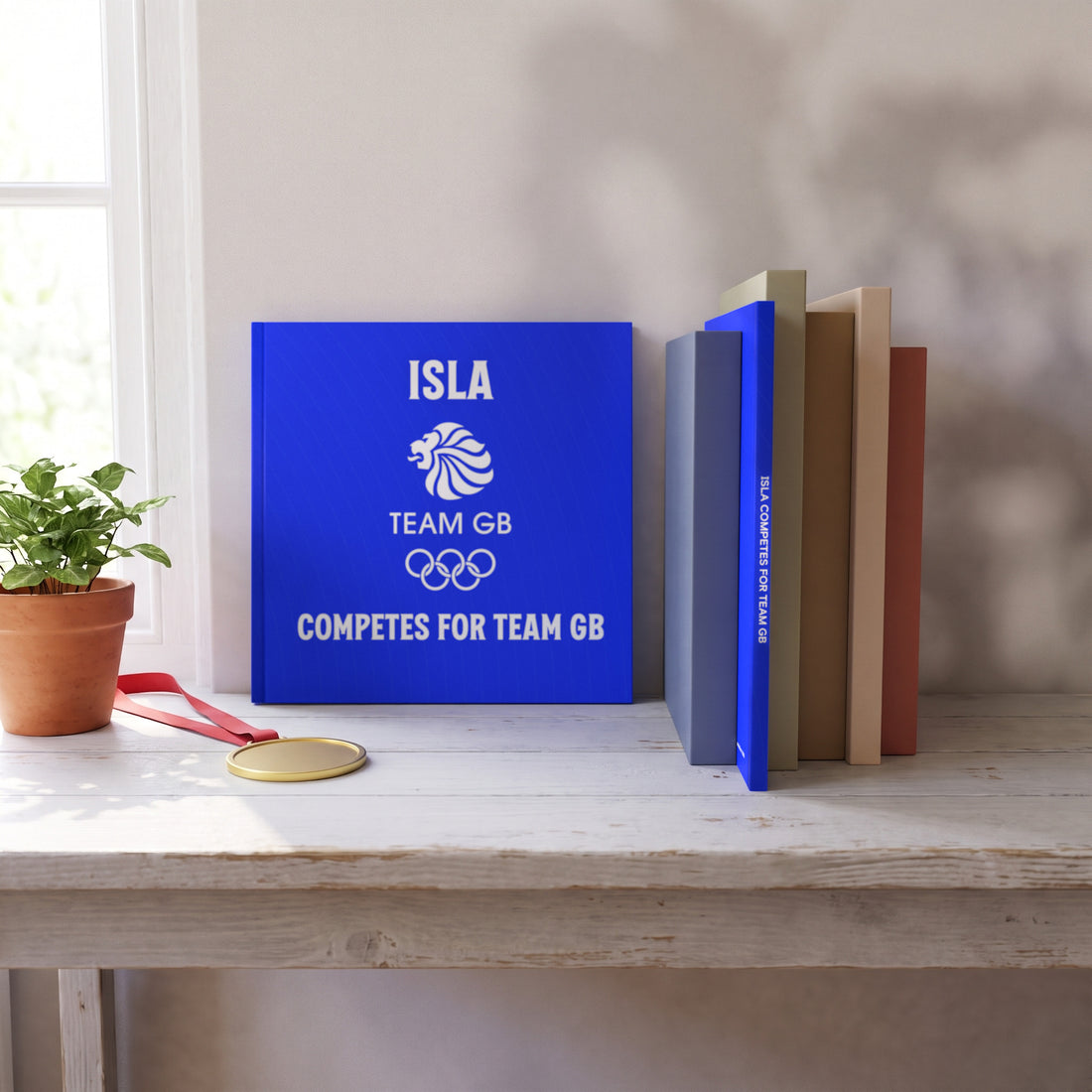 Team GB Personalised Storybook — On the shelf