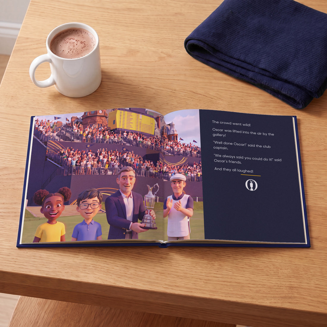 The Open Personalised Storybook — Lifted high by the gallery