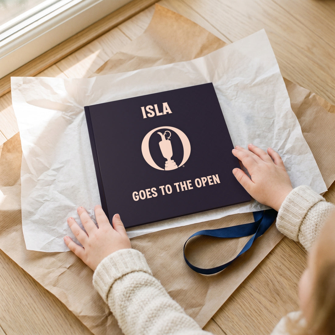 The Open Personalised Storybook — Gift unwrapping