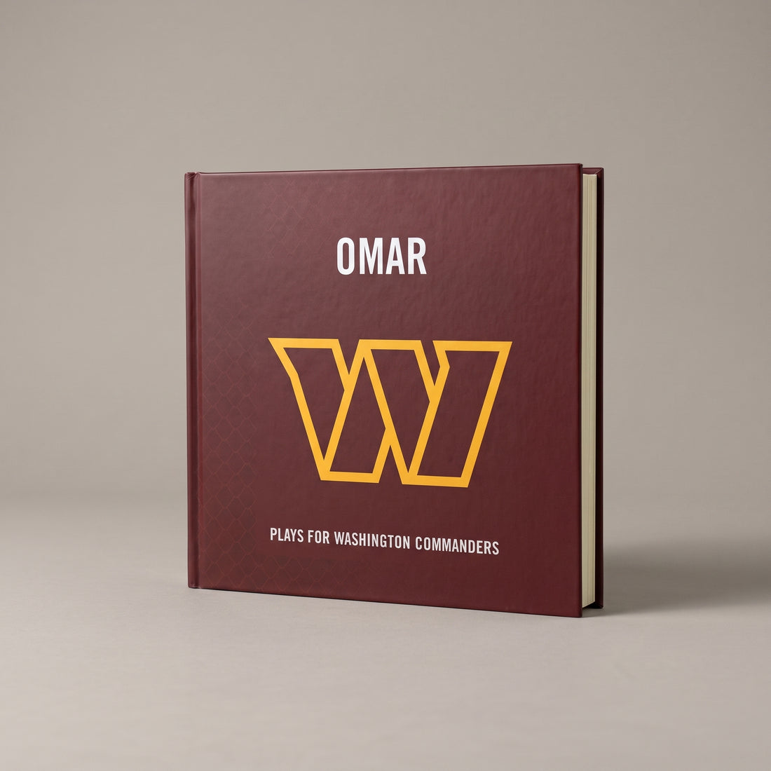 Washington Commanders Personalised Storybook — Front cover