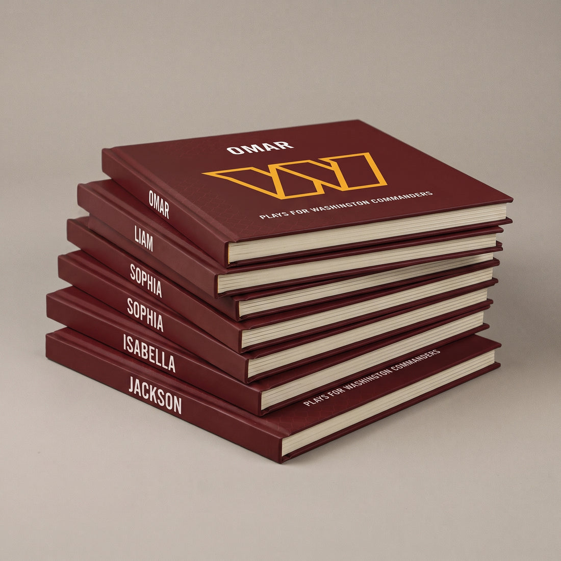 Washington Commanders Personalised Storybook — Every name belongs