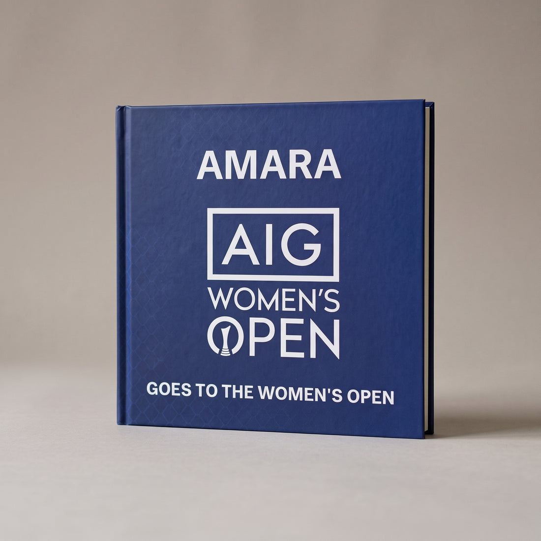AIG Women's Open Personalised Storybook — Front cover