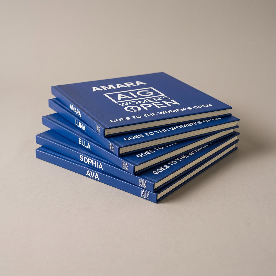 AIG Women's Open Personalised Storybook — Every name belongs