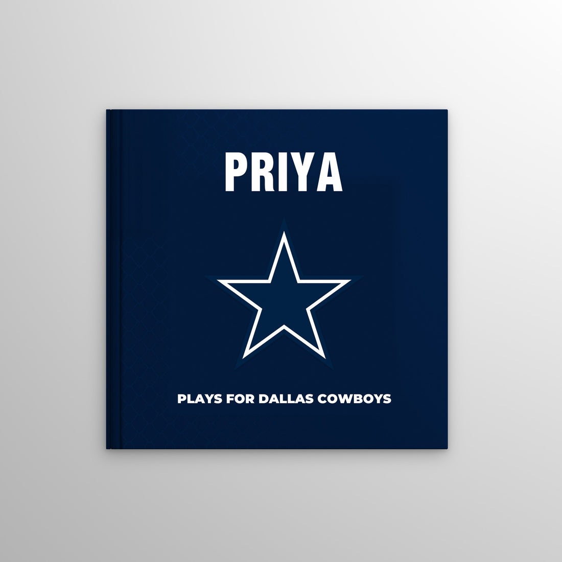 Dallas Cowboys Personalised Storybook — Front cover