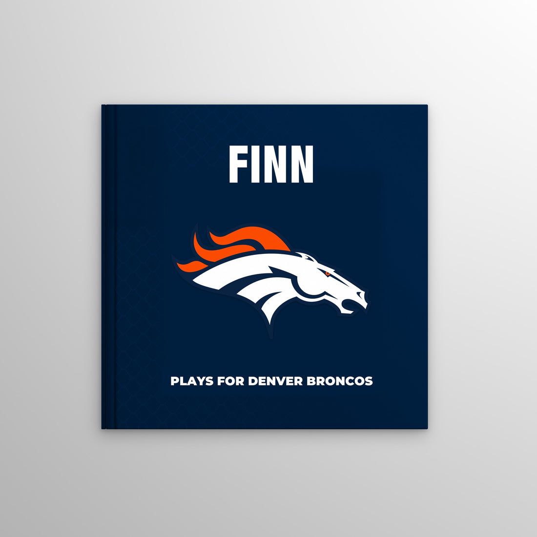 Denver Broncos Personalised Storybook — Front cover