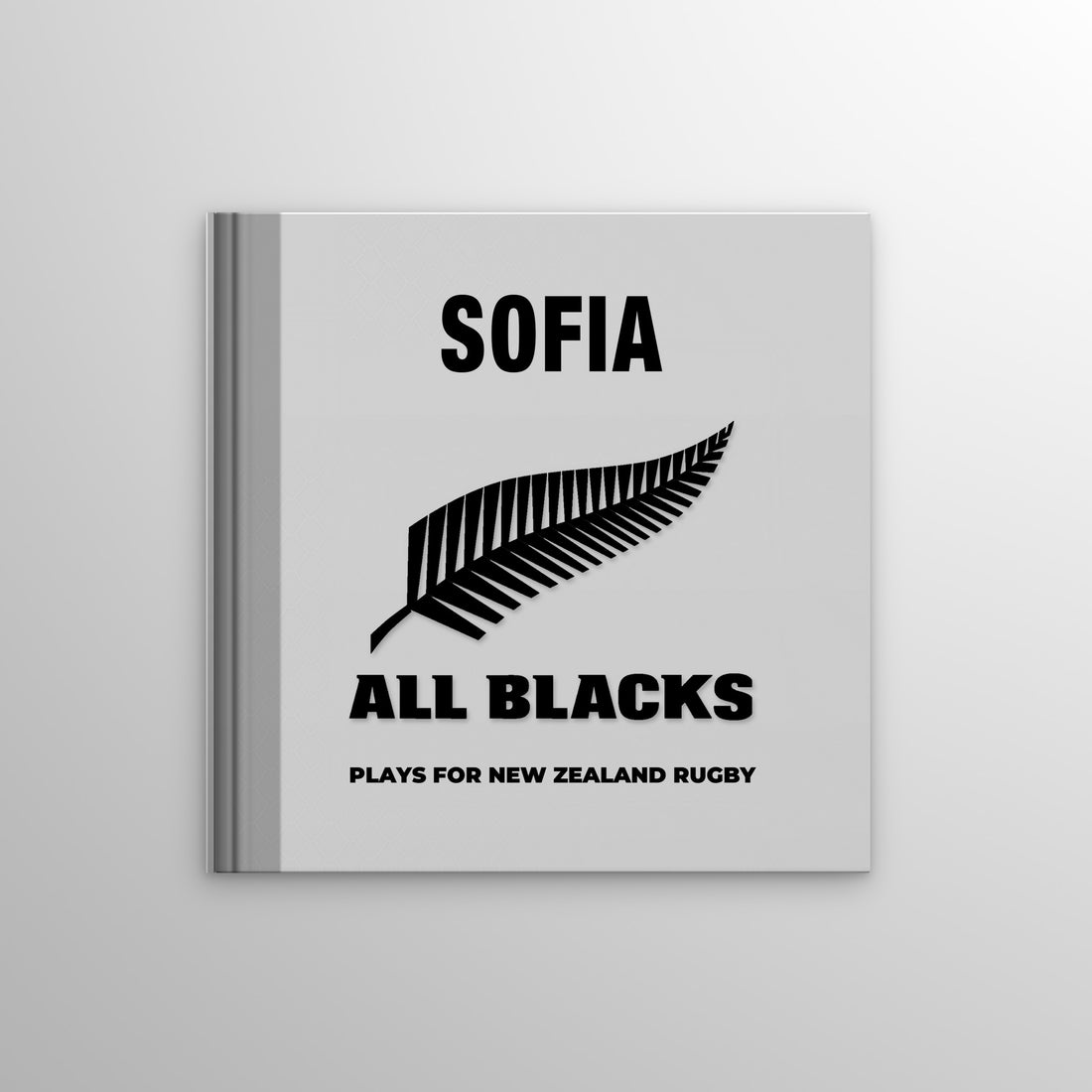 New Zealand Rugby Personalised Storybook — Front cover