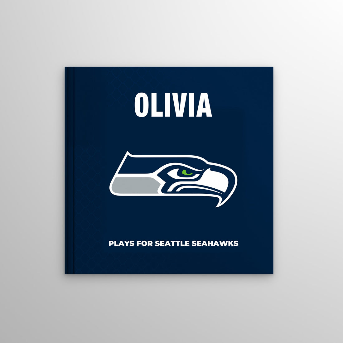 Seattle Seahawks Personalised Storybook — Front cover