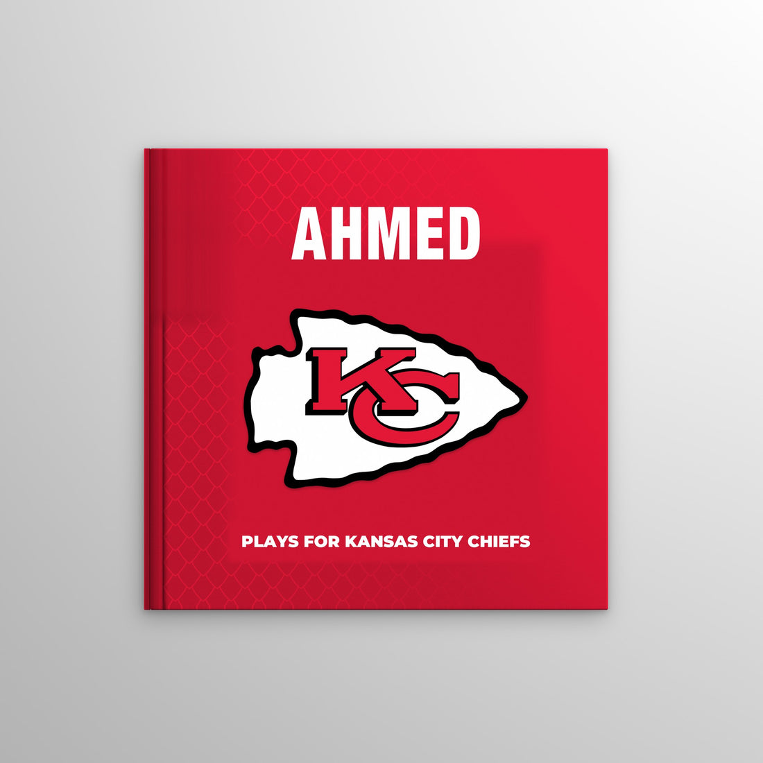 Kansas City Chiefs Personalised Storybook — Front cover