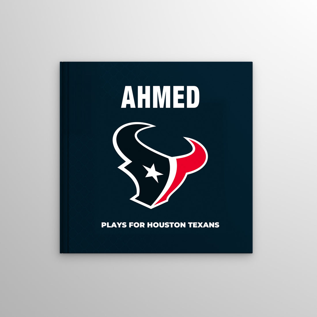 Houston Texans Personalised Storybook — Front cover