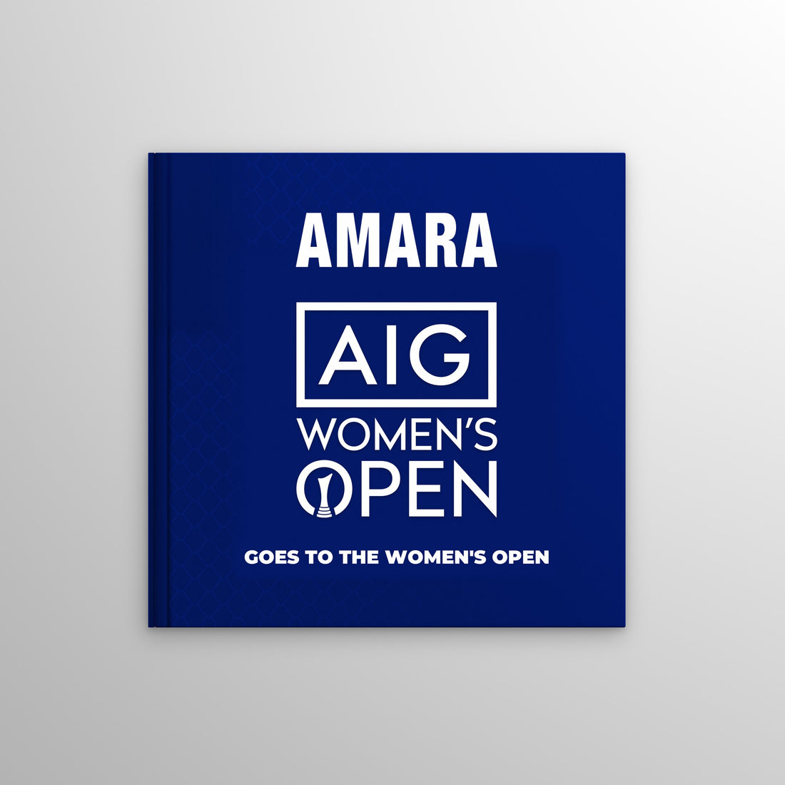 AIG Women's Open Personalised Storybook — Front cover