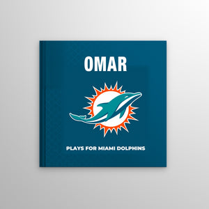 Miami Dolphins Personalised Storybook
