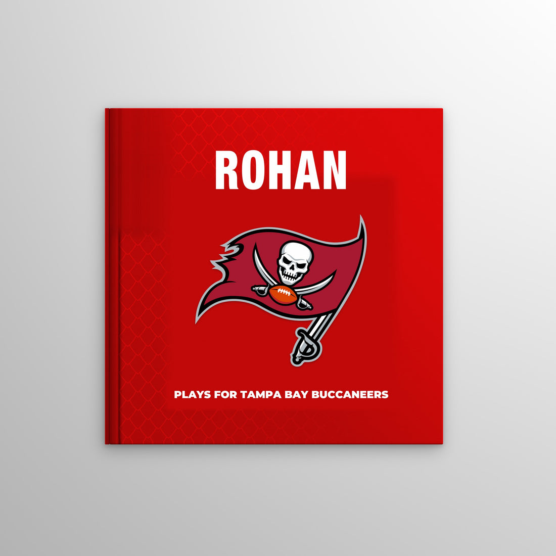 Tampa Bay Buccaneers Personalised Storybook — Front cover