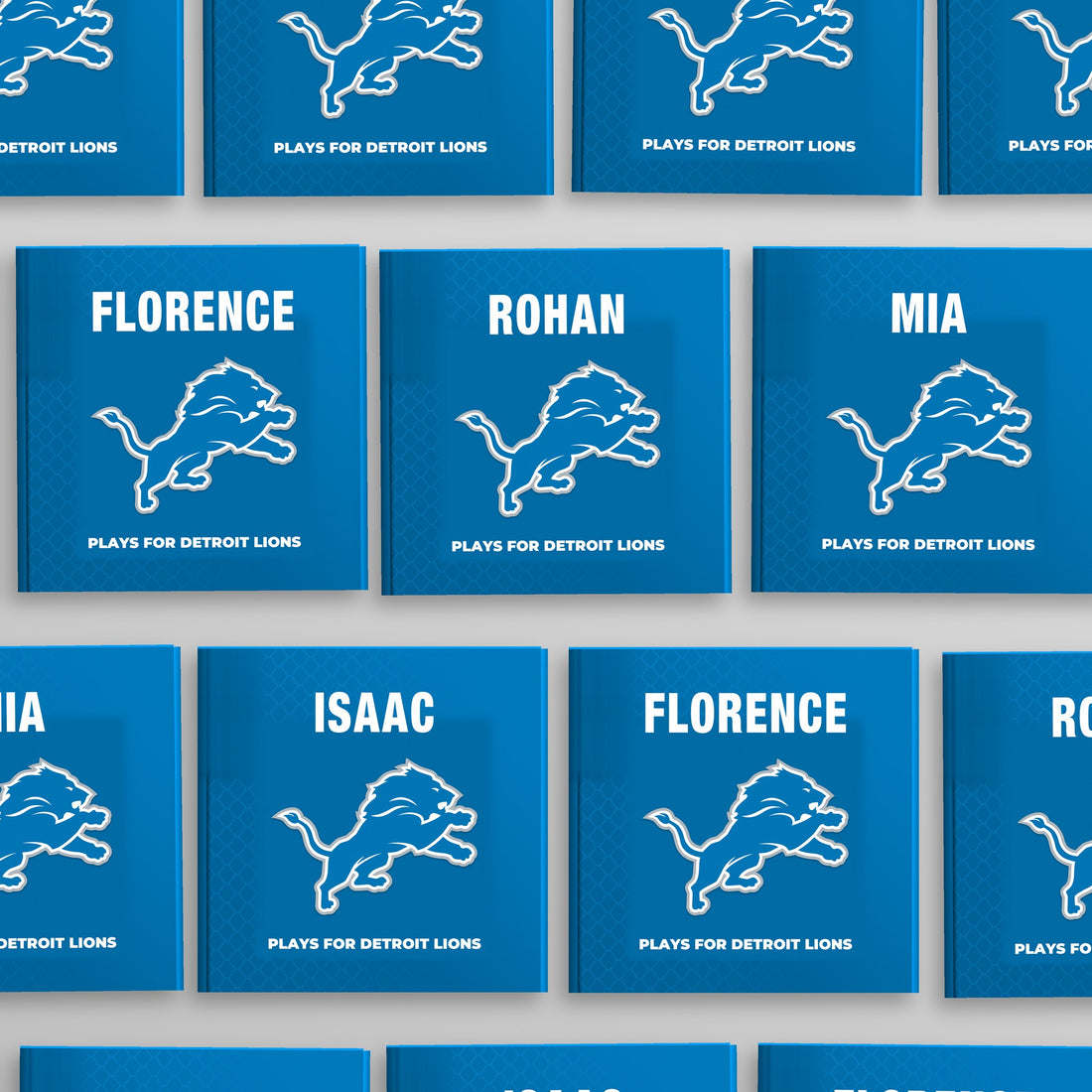Detroit Lions Personalised Storybook — Every name belongs
