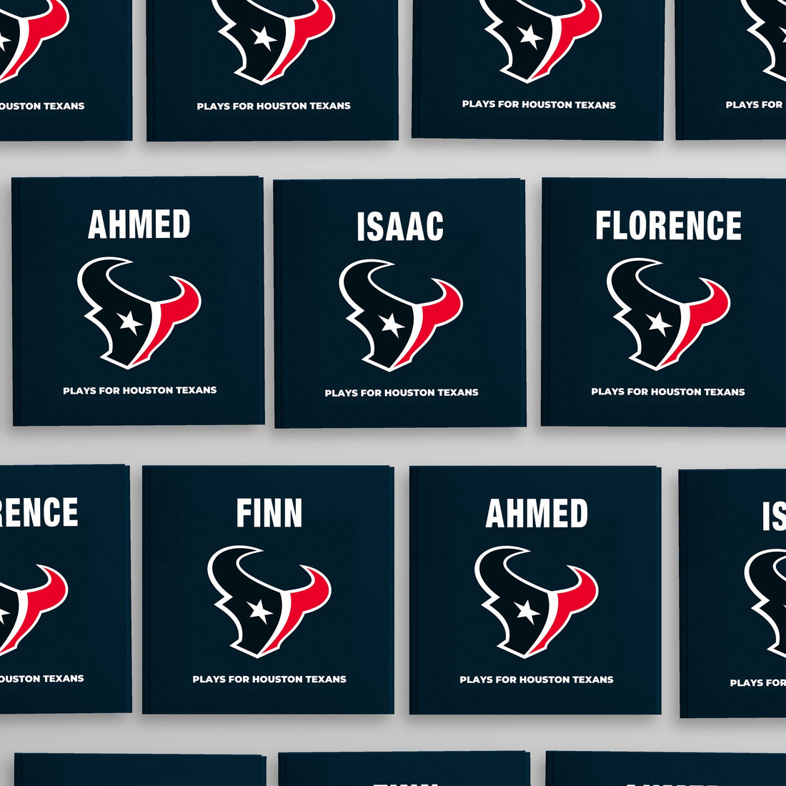 Houston Texans Personalised Storybook — Every name belongs