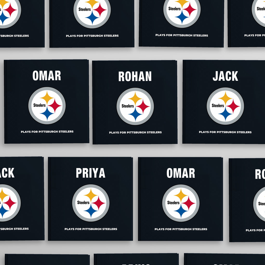 Pittsburgh Steelers Personalised Storybook — Every name belongs