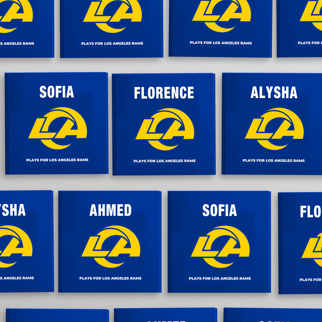 Los Angeles Rams Personalised Storybook — Every name belongs
