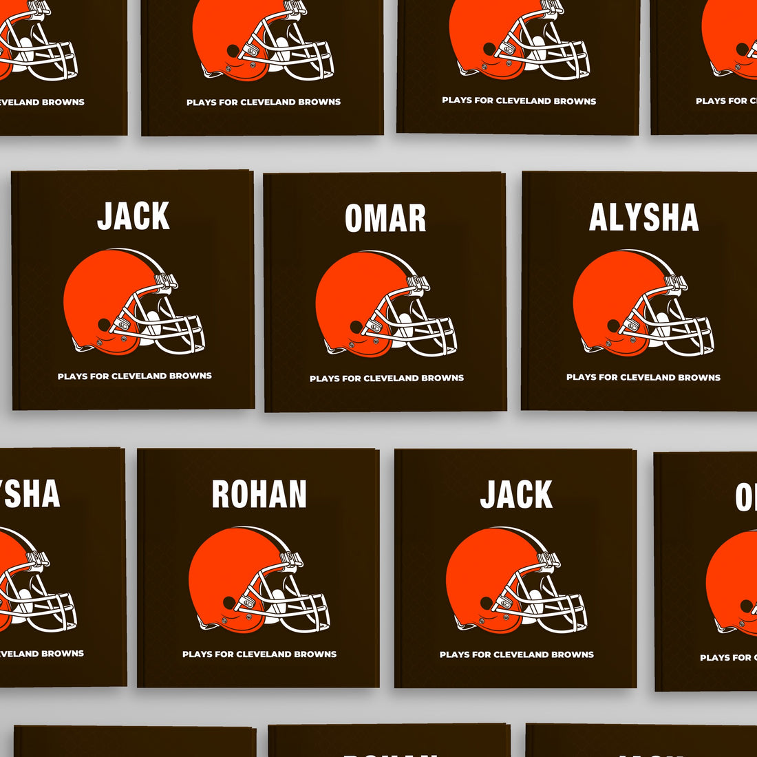 Cleveland Browns Personalised Storybook — Every name belongs