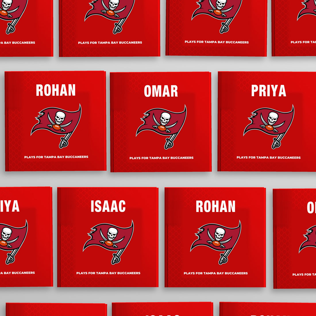 Tampa Bay Buccaneers Personalised Storybook — Every name belongs