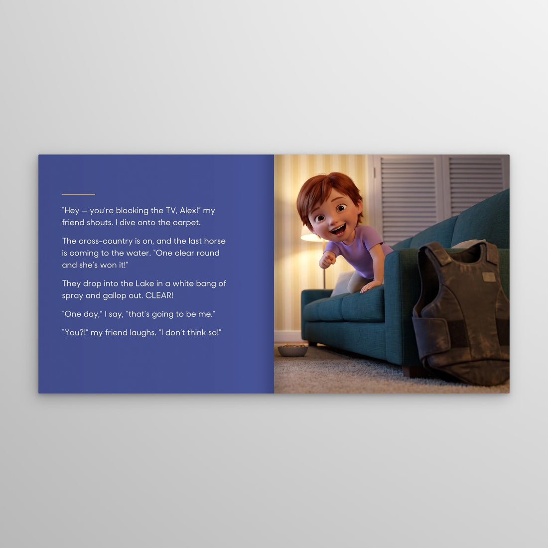 Badminton Horse Trials personalised storybook — where the dream begins [04-spread-p02]
