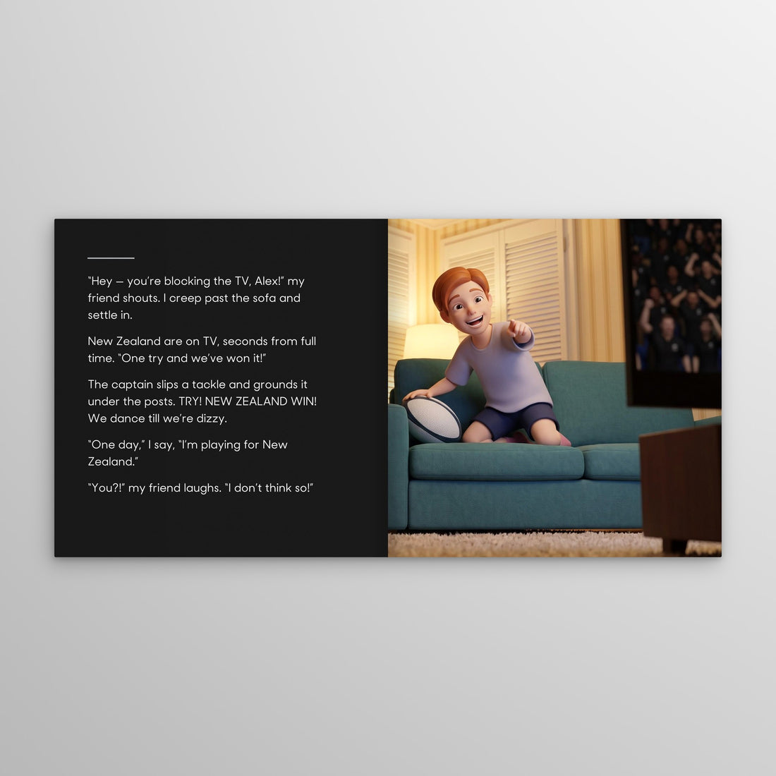 New Zealand Rugby Personalised Storybook — Where the dream begins