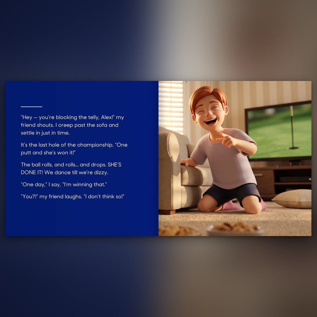 AIG Women's Open Personalised Storybook — Where the dream begins