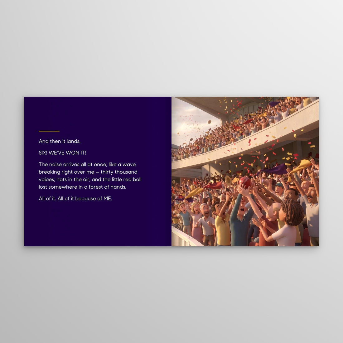 Lord's personalised storybook — the winning six [04-spread-p19]