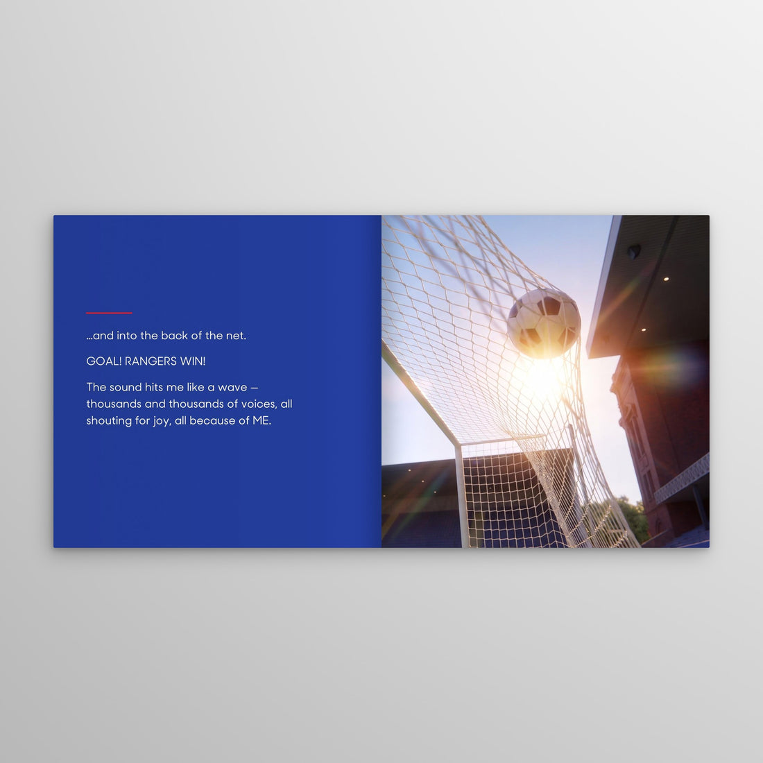 Rangers personalised storybook — the winning goal [04-spread-p19]