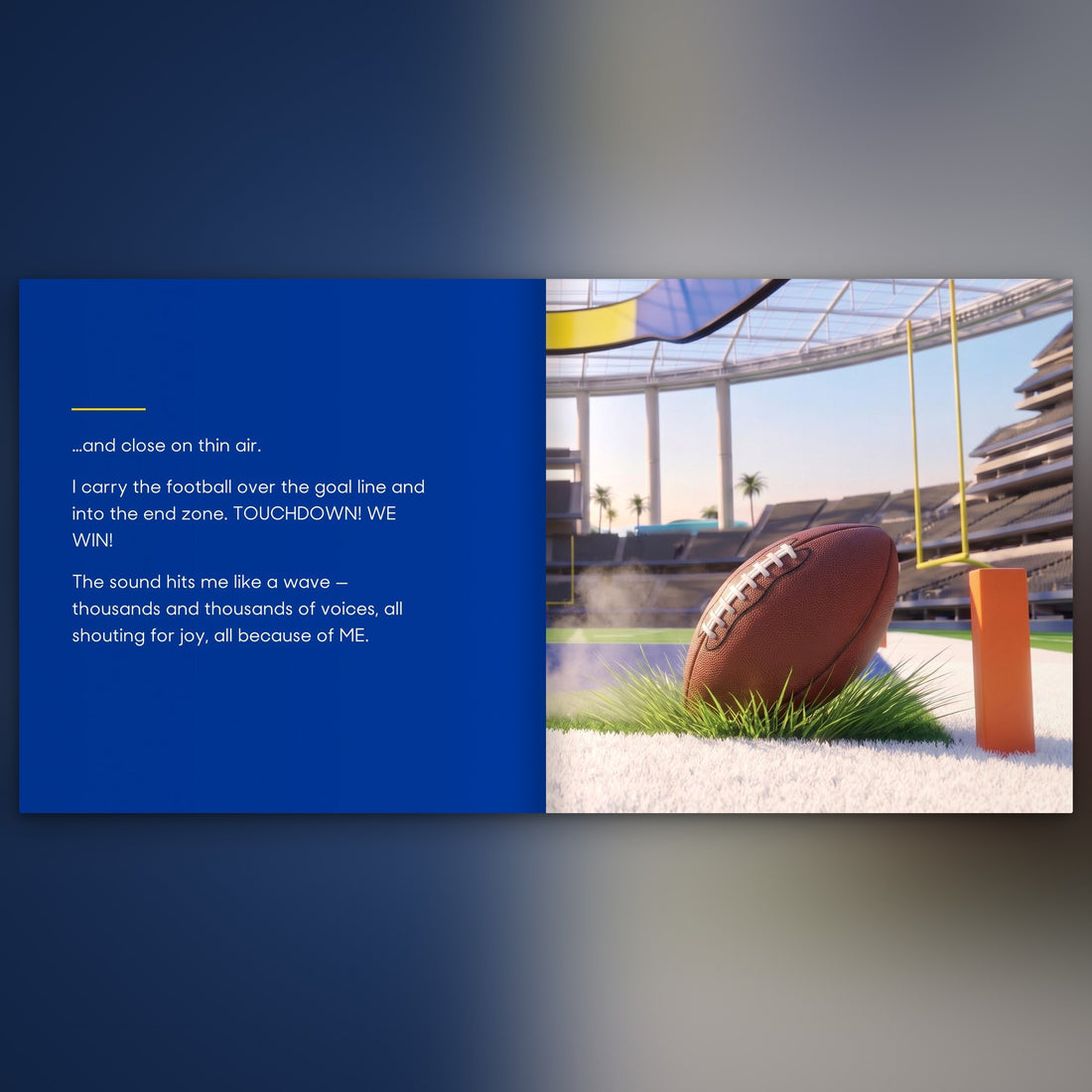 Los Angeles Rams Personalised Storybook — The winning touchdown