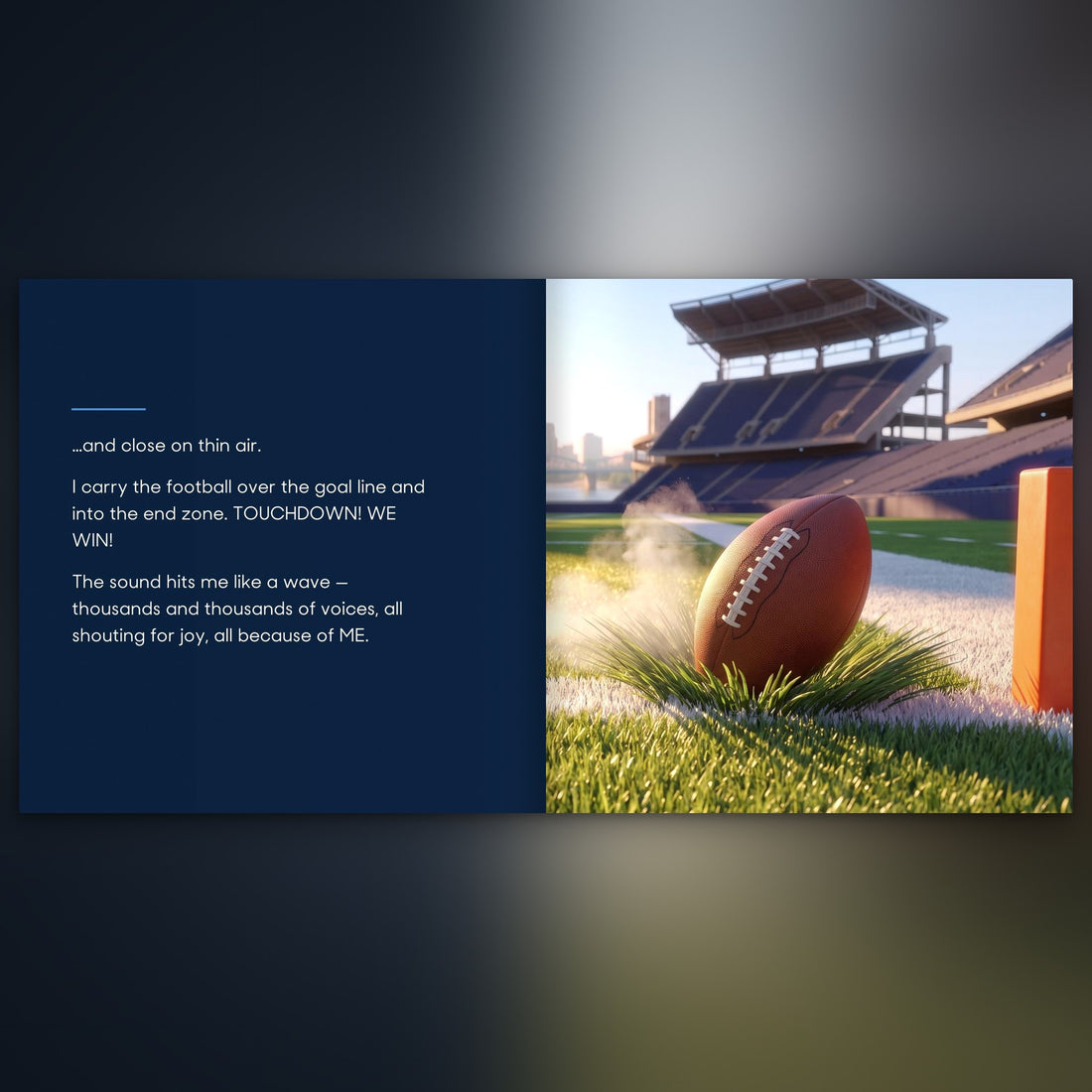 Tennessee Titans Personalised Storybook — The winning touchdown