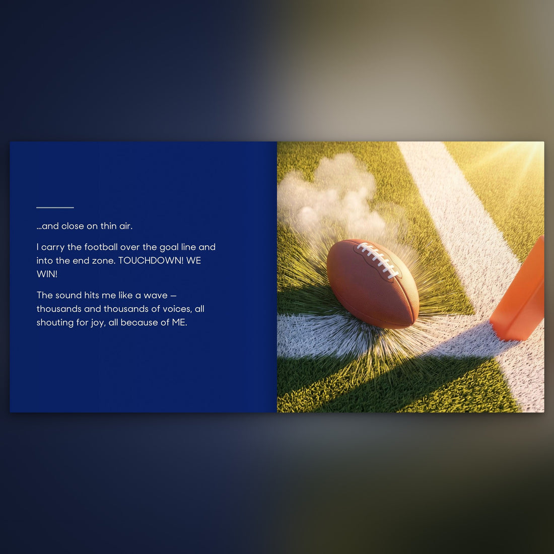 New York Giants Personalised Storybook — The winning touchdown