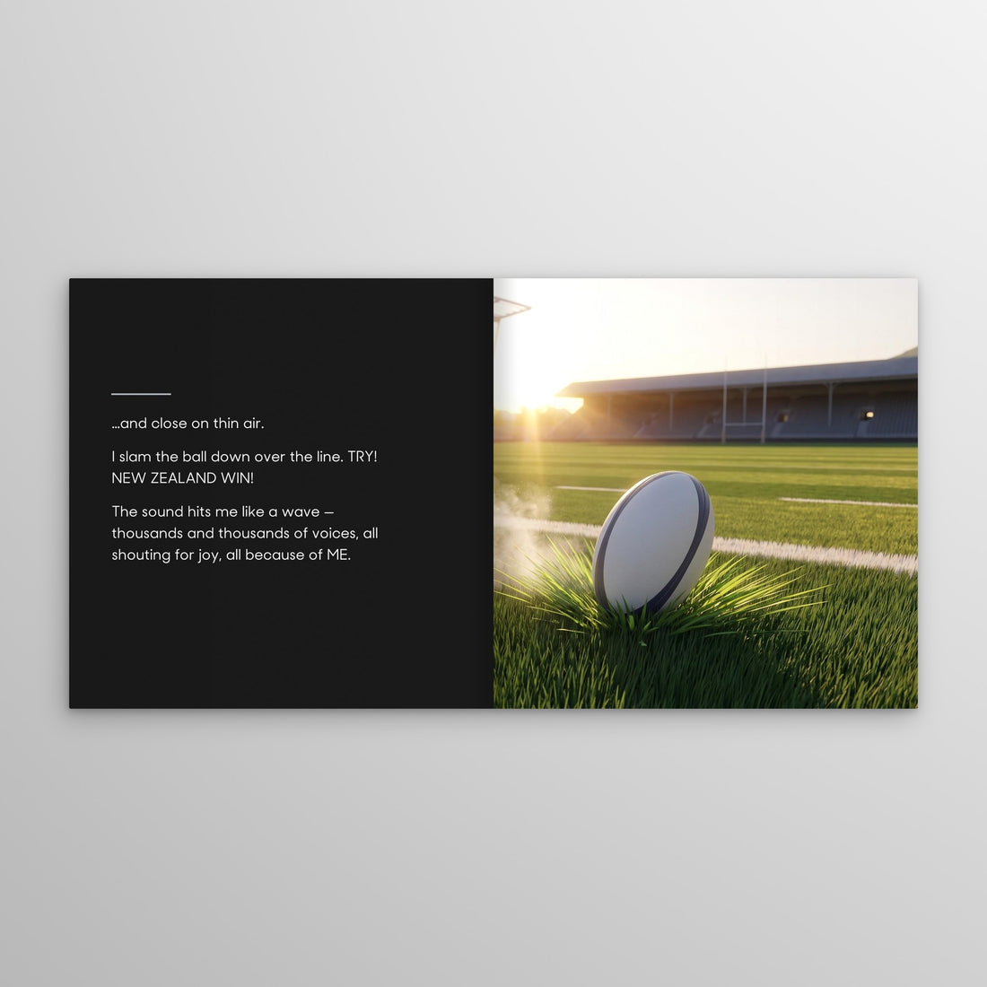 New Zealand Rugby Personalised Storybook — The winning try