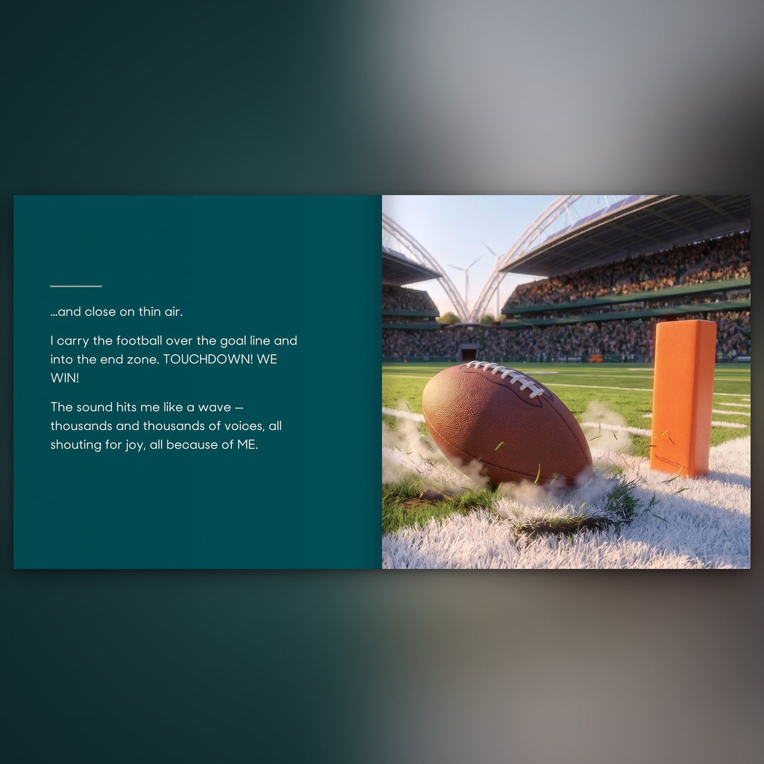 Philadelphia Eagles Personalised Storybook — The winning touchdown