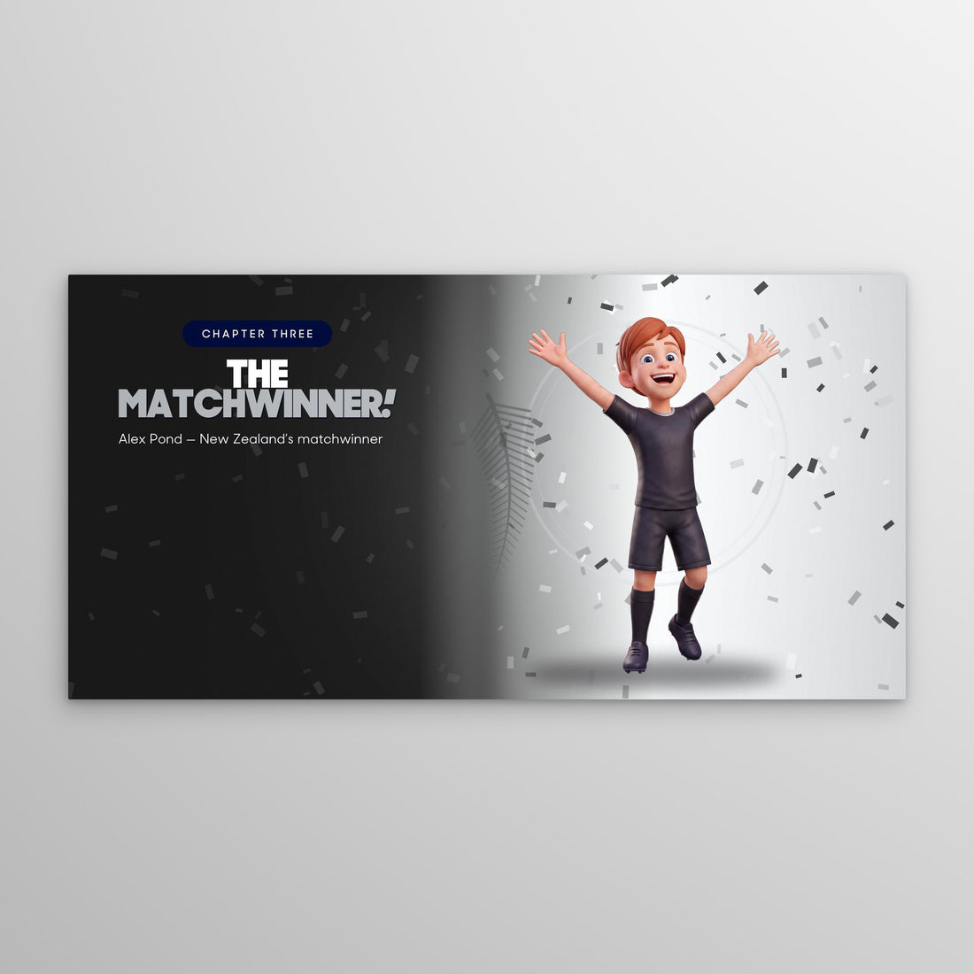 New Zealand Rugby Personalised Storybook — Their matchwinner page