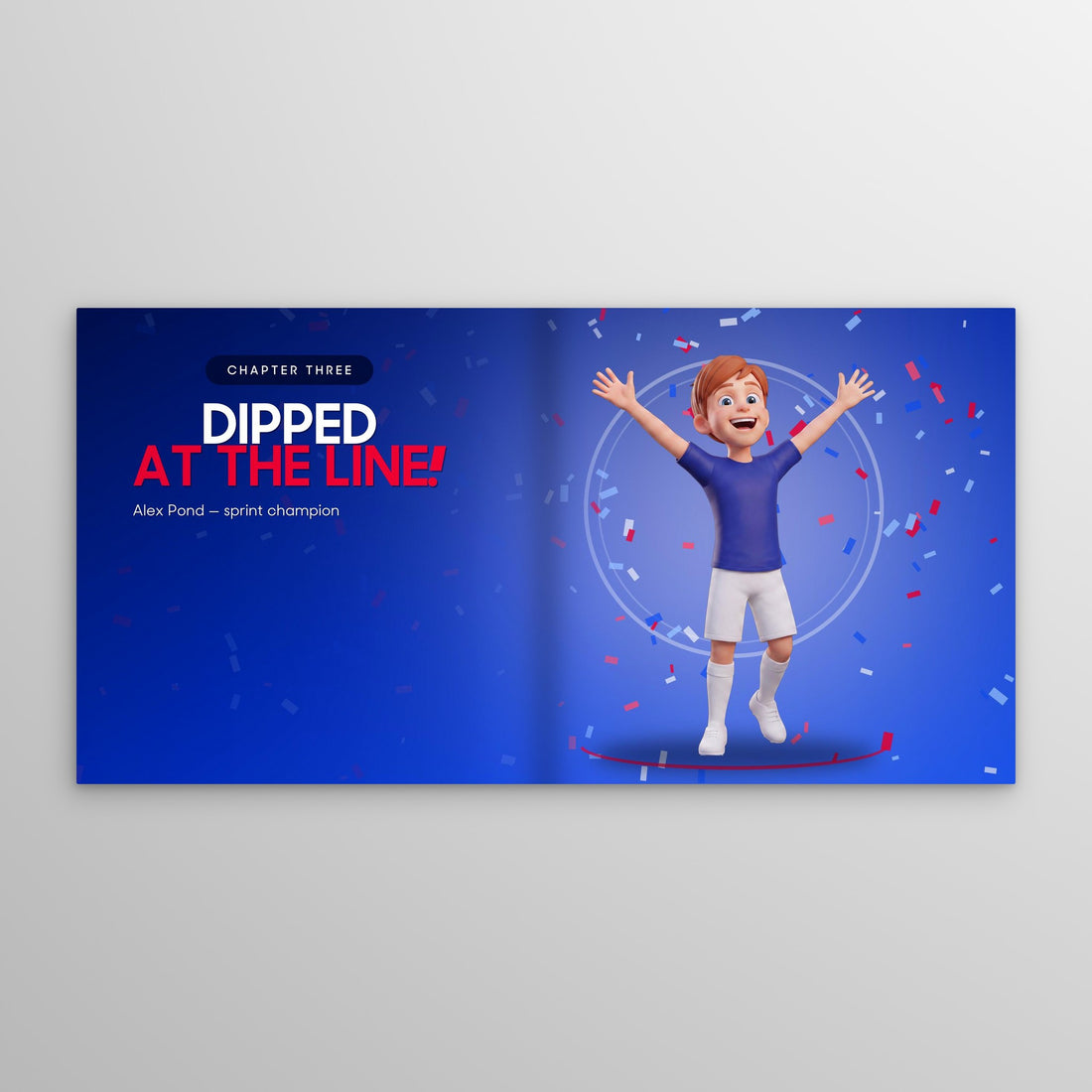 Team GB personalised storybook — their sprint-champion page [04-spread-p21]