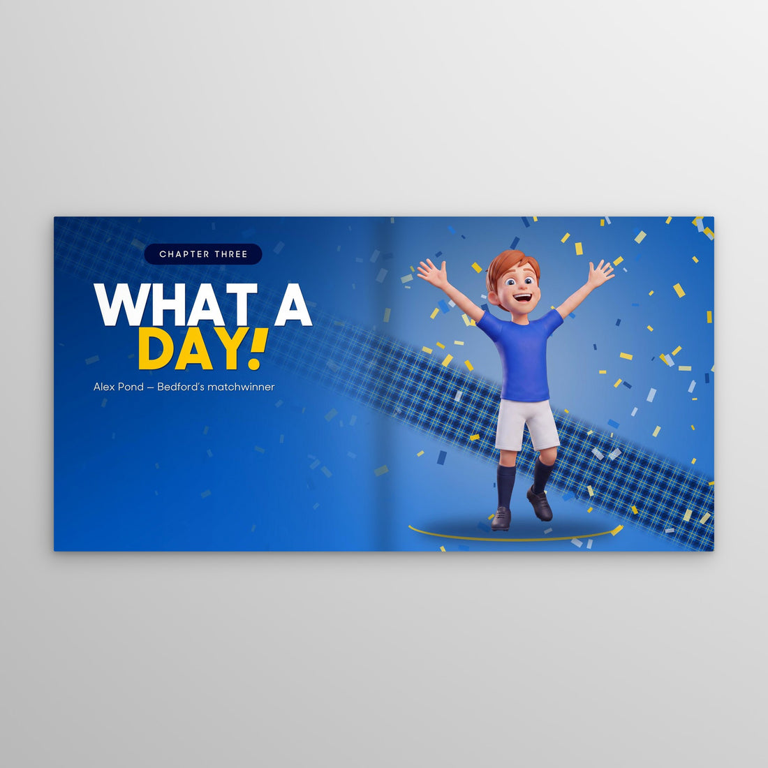 My Name'5 Doddie personalised storybook — their matchwinner page [04-spread-p21]